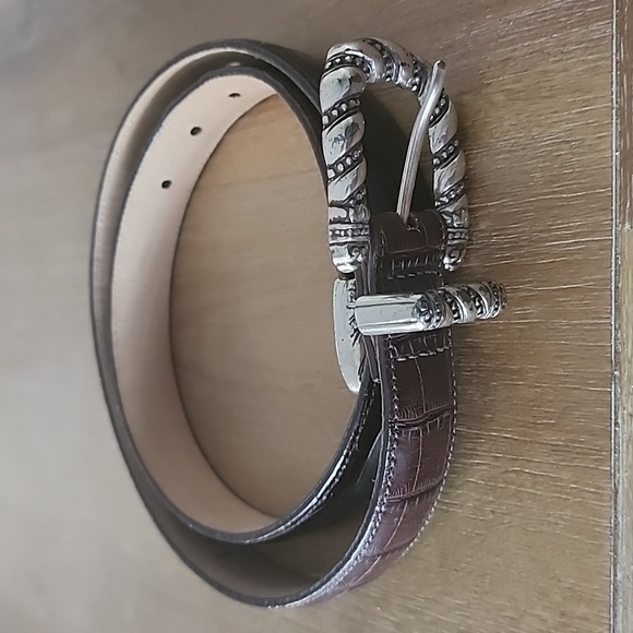 Brighton Brown and Silver Belt Large - Picture 1 of 8